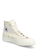 Comme Des Garçons - Play Converse Blue High Top Sneakers - Aukštakulniai sportbačiai - Kreminė spalva