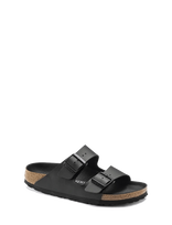 Birkenstock - Arizona Bf Triples Black - Plokščiapadžiai sandalai - Juoda