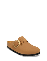 Birkenstock - Boston Big Buckle Lenb Mink Tonal Fb - Plokščiakulniai bateliai - Smėlio