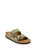 Birkenstock - Arizona Bf Faded Khaki/Dark Brown Os - Plokščiapadžiai sandalai - Chaki spalva