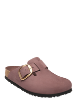 Birkenstock - Boston Big Buckle Lenb Pepper Tonal Fb - Plokščiakulniai bateliai - Violetinė