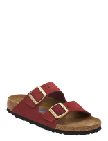 Birkenstock - Arizona Sfb Lenb Zinfandel - Plokščiapadžiai sandalai - Burgundiška splava