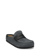 Birkenstock - Naples Wrapped Leve/Leoi Charcoal - Louferiai - Pilka