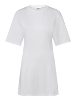 Monki - Mini Fit-And-Flare T-Shirt Dress - Trumpa suknelė - Balta