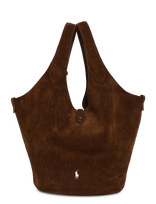 Polo Ralph Lauren - Polo Play Suede Tote - Rankinė - Ruda
