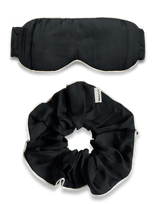 Gant - Silk Sleepmask Scrunchie Gift Set - Plaukų gumytė - Juoda