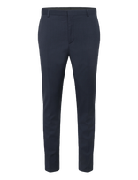 Calvin Klein - Micro Grid Slim Trouser - Klasikinės kelnės - Tamsiai mėlyna