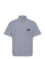 Stan Ray - Ss Flannel Shirt - Blue Gingham - Marškiniai trumpomis rankovėmis - Mėlyna