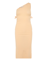 Name It - Nkfflommiz Oneshould Slim Long Dress Box - Laisvalaikio suknelė be rankovių - Oranžinė