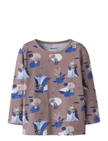 Name It - Nmfapina Frozen Ls Top Wdi - Ilgarankoviai marškinėliai - Ruda