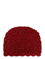 SUI AVA - Crochet Sequin Hat - Kepurė - Raudona