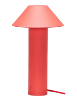 Hübsch - Tower Table Lamp Red - Stalinė lempa - Raudona