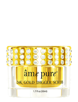 Âme Pure - 24K Gold Digger Scrub - Gold Face Exfoliator With Vitamin E - Šveičiamoji veido kaukė - Aukso
