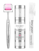 Âme Pure - Cit Face Roller Platinum - Microneedling Derma Roller Kit - Serumas - Sidabro