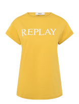 Replay - Regular   Jersey T-Shirt - Marškinėliai trumpomis rankovėmis - Geltona