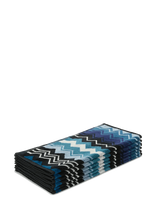 Missoni Home - Giacomo Face Towel - Veido rankšluostis - Mėlyna