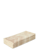 Missoni Home - Marea Face Towel 30X30 N 6 Pcs-Box, 211 - Veido rankšluostis - Kreminė spalva