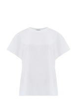 French Connection - Caprina Crepe Crew Neck Top - Marškinėliai trumpomis rankovėmis - Balta