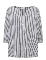 FREE/QUENT - Fqlava-Blouse - Lininiai marškiniai - Ruda