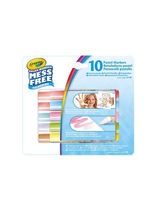 Crayola - Crayola Color Wonder Pastel Mini Markers 10 Pcs - Pieštukai - Marga / raštuota