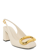 Marc Jacobs - The Slingback - Aulinukai su kulniuku - Kreminė spalva