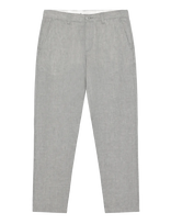Knowledge Cotton Apparel - Chuck Regular Linen Pants - Lininės kelnės - Pilka