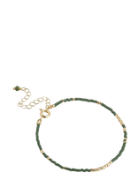 Enamel Copenhagen - Bracelet, Petra - Perlų apyrankė - Chaki spalva
