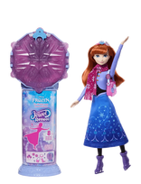 Frost - Disney Frozen Jewel Reveal Ice Skating Anna Fashion Doll With 8 Surprises Including Gem Box & Accy - Lėlė - Violetinė