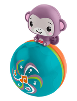 Fisher-Price - Fisher-Price Crawling Musical Purple Monkey - Žaislai motoriniams įgūdžiams - Marga / raštuota