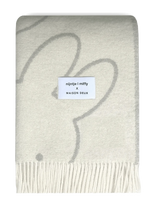 Maison Deux - Miffy Blanket - Black - Antklodė ir užtiesalas - Balta