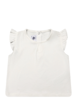 Petit Bateau - Sf Blouses Mc - Palaidinės ir tunikos - Kreminė spalva