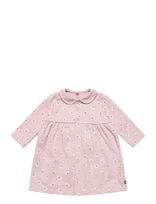 Petit Bateau - Robes Ml - Suknelė kūdikiui ilgomis rankovėmis - Rožinė