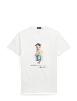 Polo Ralph Lauren - Custom Slim Fit Polo Bear T-Shirt - Marškinėliai trumpomis rankovėmis - Balta