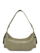 Coccinelle - Campus Large Shoulder Bag - Rankinė - Chaki spalva