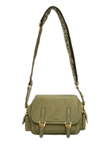 Coccinelle - Campus Bicolor Shoulder Bag - Rankinė - Chaki spalva