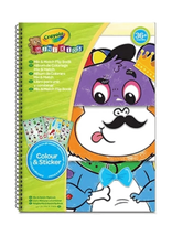 Crayola - Crayola Mini Kidstoday Feel Mix & Match Flip Book - Spalvinimo ir rankdarbių knygos - Marga / raštuota