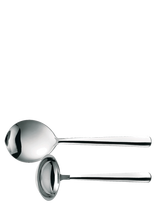 Fiskars - Ff Serving Set Mirror 2Pcs - Serviravimo šaukštas - Sidabro