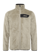 Swix - Infinity Pile Midlayer Full Zip M - Sportinės flisinės kelnės - Smėlio