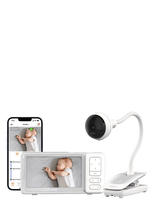 Chillax - Giraffe Portable Clip 5" Connected Video Baby Monitor - Monitors - Balta
