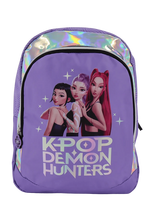 Demon Hunters - Kpop Demon Hunters Lilla Rygsæk Med 2 Rum - Kuprinė - Violetinė