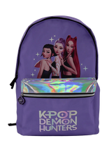 Demon Hunters - Kpop Demon Hunters Lilla Rygsæk - Kuprinė - Violetinė