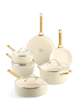 Greenpan - Padova Reserve Grydesæt, 10 Dele – Cream White - Keptuvė - Kreminė spalva