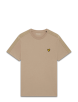 Lyle & Scott Sport - Jacquard Tape T-Shirt - Sportiniai marškinėliai - Smėlio