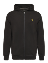 Lyle & Scott Sport - Fly Fleece Full-Zip Hoodie - Sportinis džemperis su gobtuvu - Juoda