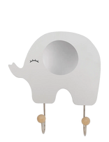 JaBaDaBaDo - Hanger Elephant - Kabliukai ir pakabos - Pilka