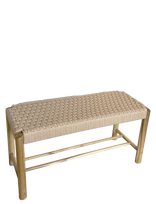 Hâws - Hâws Nooka Lounge Bench Paper Cord - Taburetės ir suolai