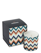 Missoni Home - Agadir Scented Candle W/Decorated Glass Container Ø 8,3Xh9, - Kvapni žvakė - Marga / raštuota
