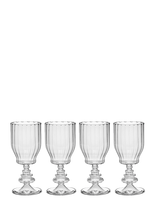 Serax - Wine Glass 09 Transparent Bubble Collection Set/4 - Raudonojo vyno taurės - Nude