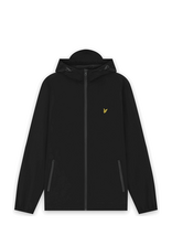 Lyle & Scott - Contrast Zip Through Hooded Jacket - Lengva striukė - Juoda