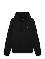 Lyle & Scott - Heavyweight Loopback Pullover Hoodie - Džemperis - Juoda